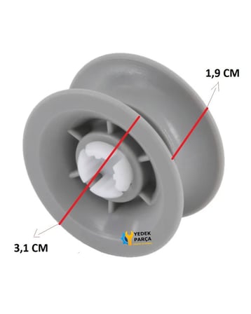 Bosch Uyumlu SMU46CB01S Bulaşık Makinesi Sepet Tekerleği ÜST Teker 4 Adet