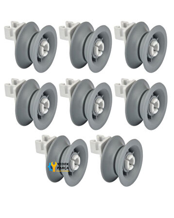 Siemens Uyumlu Bulaşık Makinesi Sepet Tekerleği ÜST Teker 8 Adet