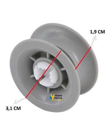 Siemens Uyumlu Bulaşık Makinesi Sepet Tekerleği ÜST Teker 8 Adet