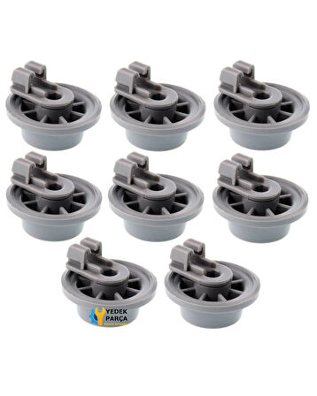 Profilo Uyumlu Bulaşık Makinesi Sepet Tekerleği 8 ALT 8 ÜST Teker Takımı