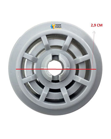 Arçelik Uyumlu ADG332AV Bulaşık Makinesi Sepet Tekerleği ALT Teker 4 Adet