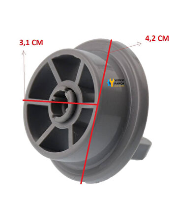 Arçelik Uyumlu Bulaşık Makinesi Sepet Tekerleği ALT Teker 8 Adet