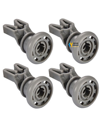 Beko Uyumlu DFL1500 Bulaşık Makinesi Sepet Tekerleği ÜST Teker 4 Adet