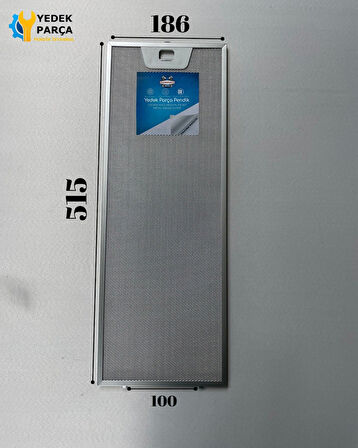 Bosch Uyumlu DHI642FTR Davlumbaz Metal Yağ Filtresi