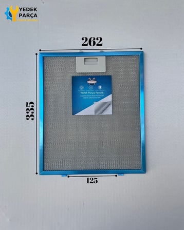 Teka Uyumlu Davlumbaz 26,2X33,5 CM Arka Ara 12,5 CM Aspiratör Filtresi