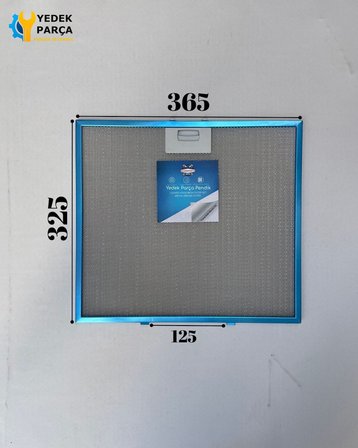 Eminçelik Uyumlu Davlumbaz 36,5X32,5 CM Arka Ara 12,5CM Aspiratör Filtre