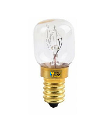 Alpina Uyumlu Ankastre Davlumbaz Buzdolabı Fırın 15 Watt Gün Işığı 300° Halojen Ampül 1 Adet