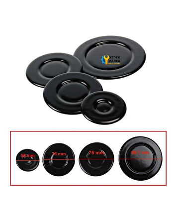 Dominox Uyumlu 4 lü Bek Kapak Takımı Ankastre Set Üstü Ocak Bek Kapak Takım