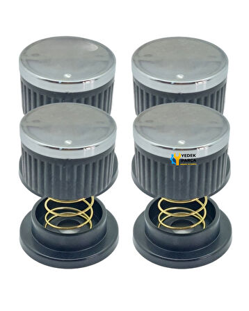 Vestel Uyumlu Düğme 4 lü Takımı Ankastre Set Üstü Ocak Düğmesi - Siyah (YAYLI) Görselle Eşleştiriniz