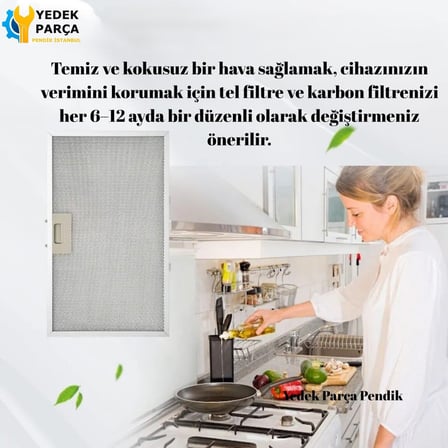 Ikea: HDFCW40S | 304x264 mm | Aspiratör & Davlumbaz Tel Yağ Filtresi | Model: 00431771 | 30,4x26,4 cm