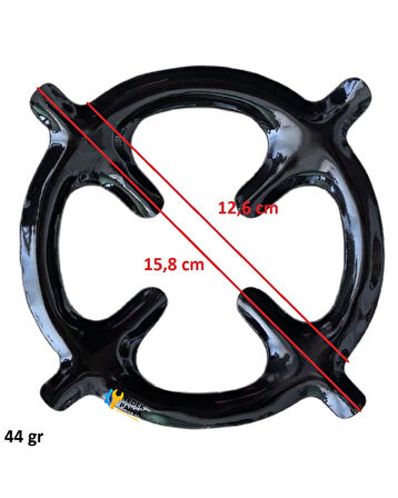 Asel Cezvelik Kapak Ankastre Set Üstü Ocak Yuvarlak Cezvelik Aparatı 1 Adet