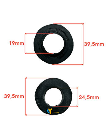 Ocak & Fırın Düğme Altı Sızdırmazlık Contası No:04 (4 Adet)
