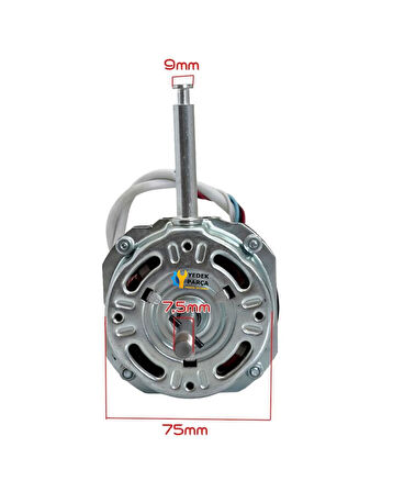 Bir Çok Marka İle Uyumlu Mili 10mm - Dişli Vantilatör Motoru