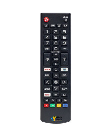 LG Uyumlu AKB75675311 Prime Video-Netflix-Movies Tuşlu Lcd-Led Tv Kumanda