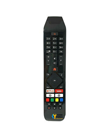 Vestel Uyumlu RC43140 Netflix YouTube Smart Led TV Kumanda SW-4444