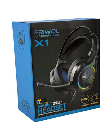 Platoon PL-2415 USB Mikrofonlu Oyuncu Kulaklığı (FRIWOL X1)