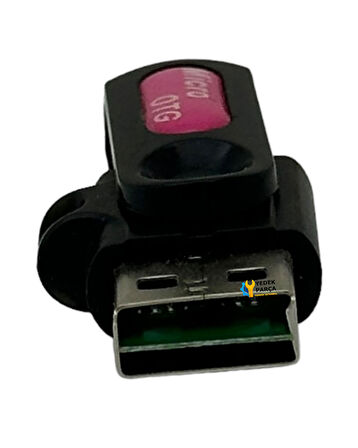 OTG Kart Okuyucu (SD/TF) - 2'si 1 Arada - Micro/Usb Kart Okuyucu