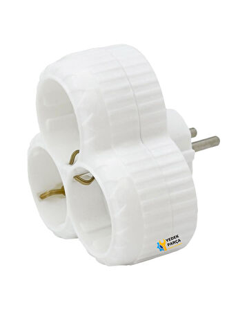 Golyat Topraklı Priz 3 Lü Yonca