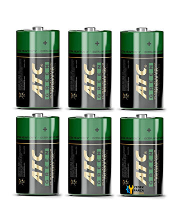 Atc Büyük (D Boy) Pil 6LI