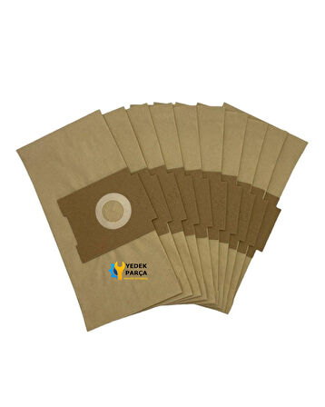 Arzum Uyumlu Livido Süpürge Kağıt Toz Torbası 10 Adet