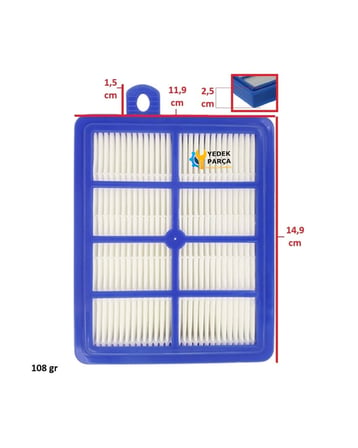 Electrolux Uyumlu Twinclean Z 8210 Süpürge Hepa Filtre
