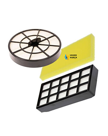 Arçelik Uyumlu S 7424 Süpürge Filtresi Seti