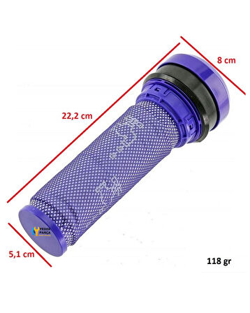 Dyson Uyumlu (DYSO6) 923413-01 DC37 ve DC39 Süpürge Ön Filtre