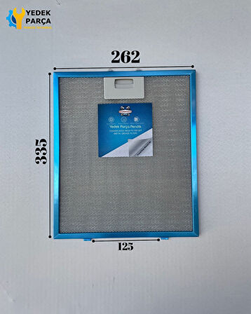 Silverline: 2190 | 262x335 mm | Aspiratör & Davlumbaz Tel Yağ Filtresi | Model: 9198810090 - 9197064001 | 26,2x33,5 cm