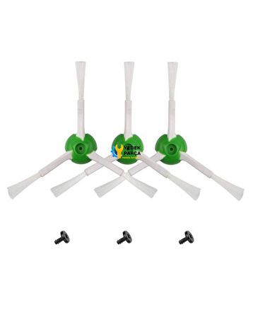 iRobot Uyumlu Roombaa e Serisi Yan Fırça 3'lü Paket