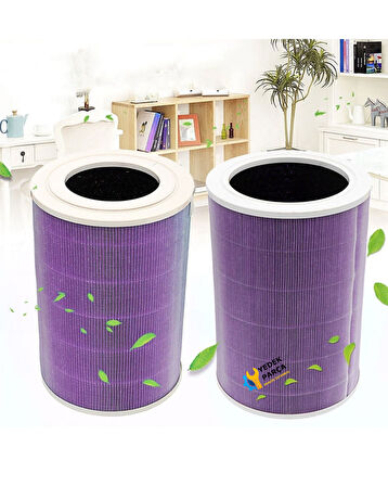 Xiaomi Uyumlu Mi Air Purifier Pro/2/2S/2H/3H Uyumlu Akıllı Hava Temizleyici Antibacterial Filtre (%100 İthal A+ Kalite)