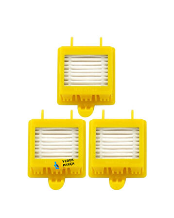 iRobot Roomba Uyumlu 535 Robot Süpürge Hepa Filtresi 3 Adet