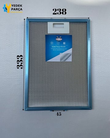 Fagor: 9CFB1200X | 240x333 mm | Aspiratör & Davlumbaz Tel Yağ Filtresi | Model: YY87X6378 | 24x33,3 cm