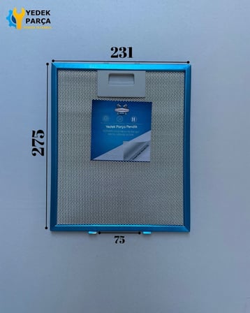 Electrolux: EFC9412X | 231x276 mm Aspiratör & Davlumbaz Tel Yağ Filtresi | Model: 4055101671 | 23,1x27,6 cm