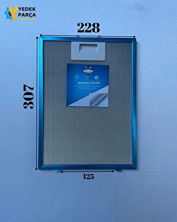 Körting: KDKR635X | 228x307 mm Aspiratör & Davlumbaz Tel Yağ Filtresi | Model: 260245 - 9178005509 | 22,8x30.7 cm