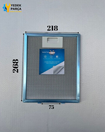 Bosch: DKE902A | 218x268 mm | Aspiratör & Davlumbaz Tel Yağ Filtresi | Model: 00449421| 21,8x26,8 cm