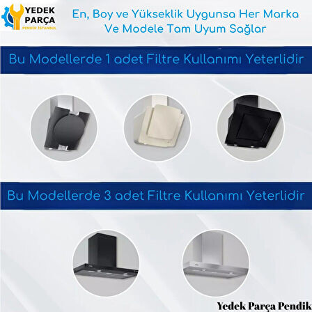 Ignis: HOOB00S | 177x533 mm Aspiratör & Davlumbaz Tel Yağ Filtresi | Model: 481248058305 - C00345800 | 17,7x53,3 cm