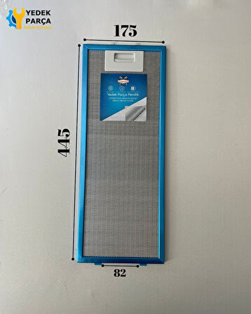 Neff: D4644X0GB | 175x445 mm | Aspiratör & Davlumbaz Tel Yağ Filtresi | Model: 00352813 | 17,5x44,5 cm
