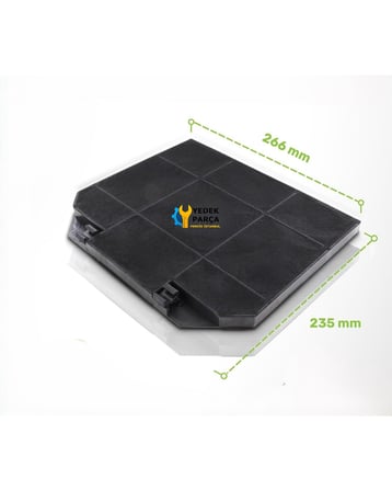 Bosch: LC956KA30 İle Uyumlu | Aspiratör & Davlumbaz Karbon Filtresi | 00668491 | 27x23.5cm