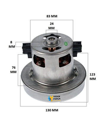 Arçelik Uyumlu 9178003190 Süpürge Motoru 1900W HT36