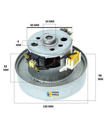 Dyson Uyumlu DC 29 Süpürge Motoru 1400W HT54
