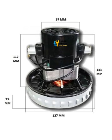 Beko Uyumlu BKS 9325 Su Filtreli Süpürge Motoru 1400W HT90