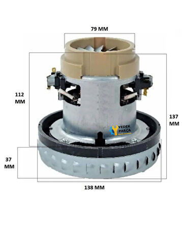 Fantom Uyumlu Master WD 2220 Süpürge Motoru 1200W HT110