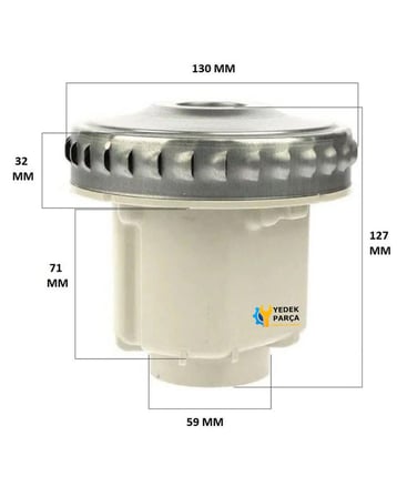 Delonghi Uyumlu WFF 1800 PET Süpürge Motoru 1200W HT188