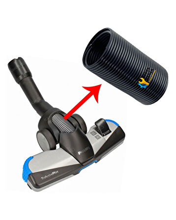 Philips Uyumlu XC7043 SpeedPro Max Emici Başlık Ara Hortumu