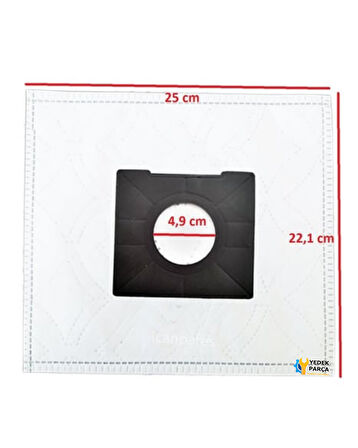 King Uyumlu P 284 Multi Power Süpürge Toz Torbası 5 Adet