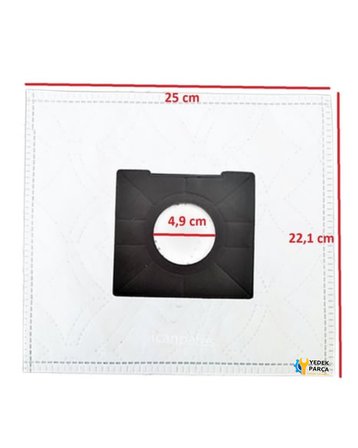 Homend Uyumlu Powerpull 1207 Süpürge Toz Torbası 10 Adet