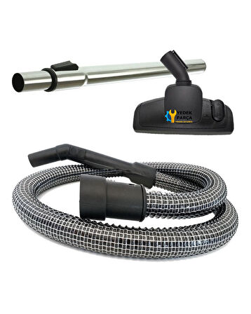 Arnica Uyumlu Bora 5000 Elektrikli Süpürge Çelik Telli Hortumu Emici Başlık Teleskopik Boru