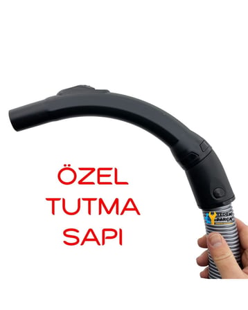 Rowenta Uyumlu Quadron 4x4 Elektrikli Süpürge Katlanmaz Dayanıklı Güçlü Hortumu Seti KİLİTSİZ