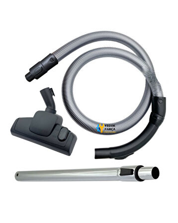 Fakir Uyumlu Freelander BL 6056 Süpürge Katlanmaz Dayanıklı Güçlü Hortumu Seti