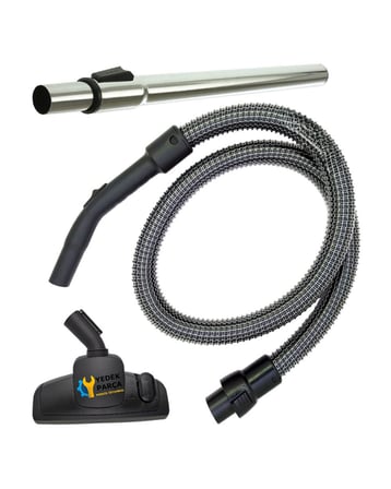 Electrolux Uyumlu ZSC 6920 Supercyclone Elektrikli Süpürge Çelik Telli Hortumu Emici Yer Başlığı Teleskopik Boru